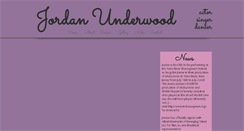 Desktop Screenshot of jordanunderwood.com